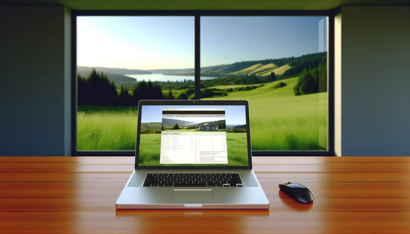 how to sell land online in california - California land