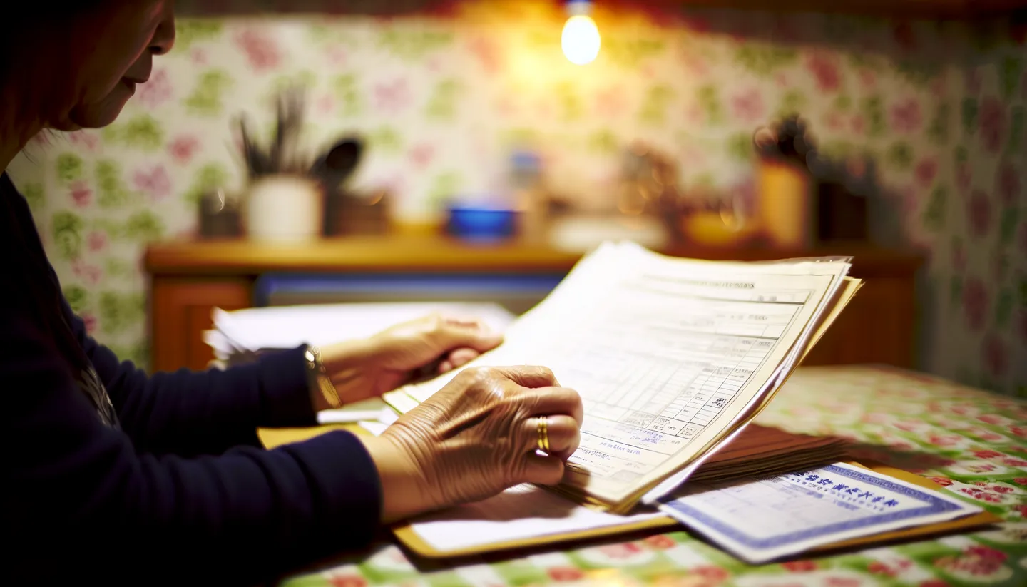 Sorting through inherited land documents and deed paperwork