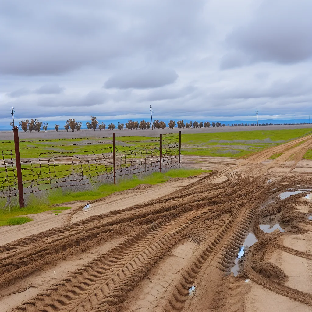 Rural acreage with open grassland and conifer forest in Bakersfield, California
