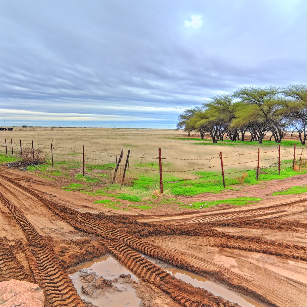 Rural acreage with open grassland and conifer forest in El Centro, California