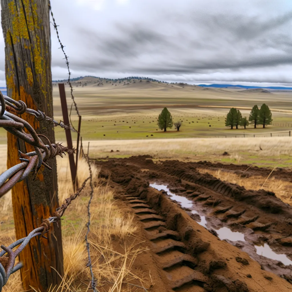 Rural acreage with open grassland and conifer forest in Modoc County, California