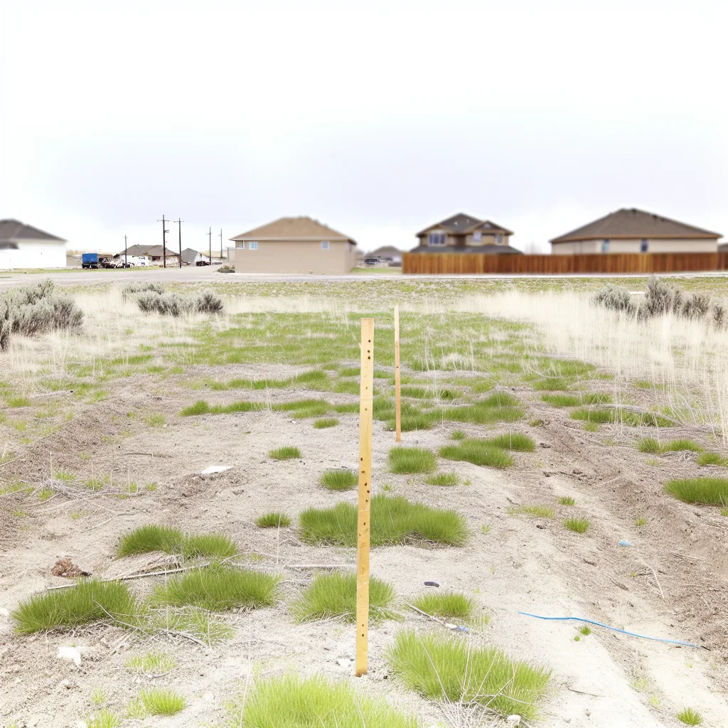 Cleared vacant residential lot for sale in Alturas, California