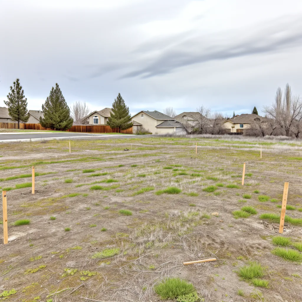 Cleared vacant residential lot for sale in Shasta County, California