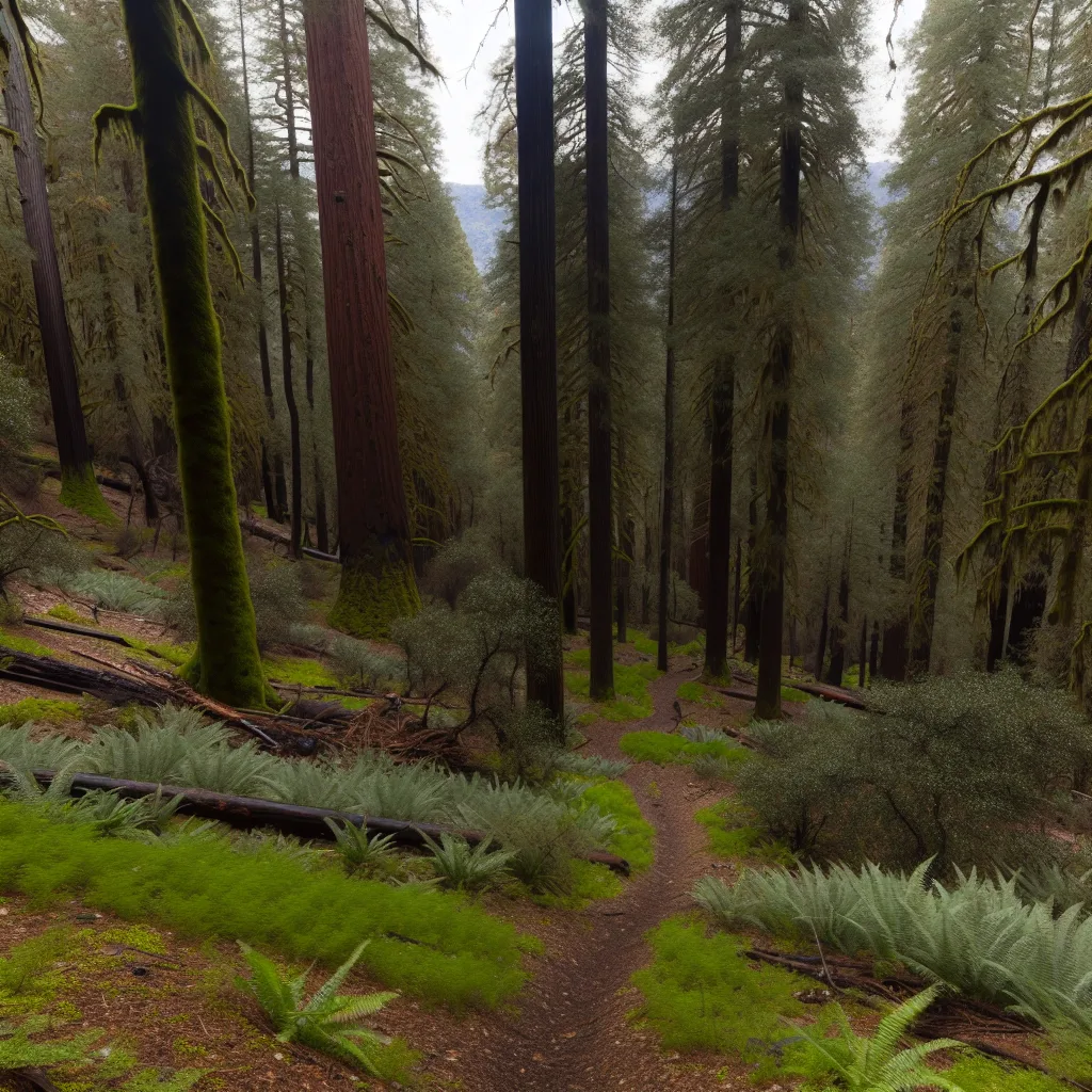 Wooded forest parcel in Bakersfield, California