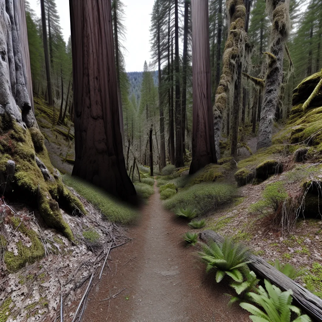 Wooded forest parcel in Butte County, California