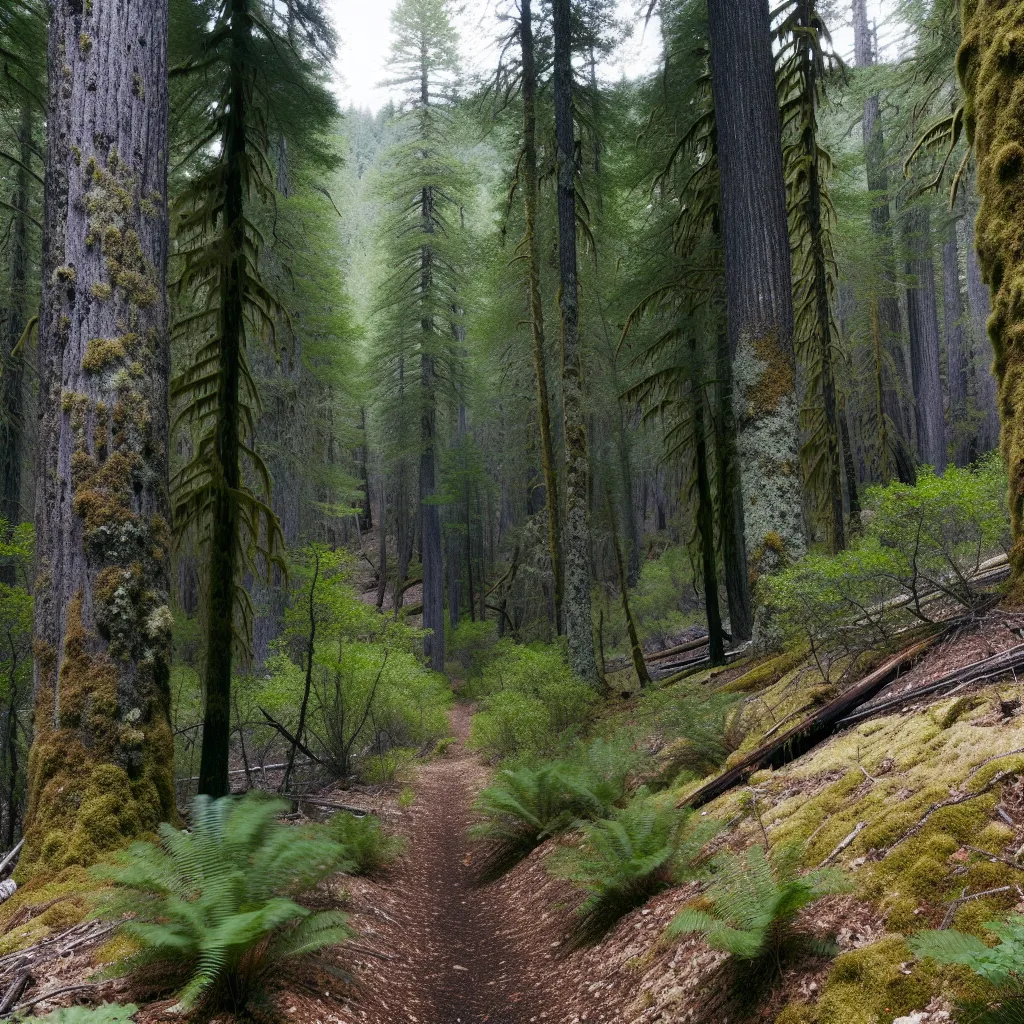 Wooded forest parcel in Kern County, California