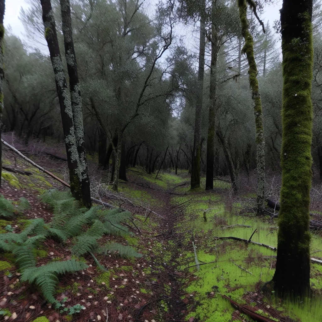 Wooded forest parcel in Lancaster, California