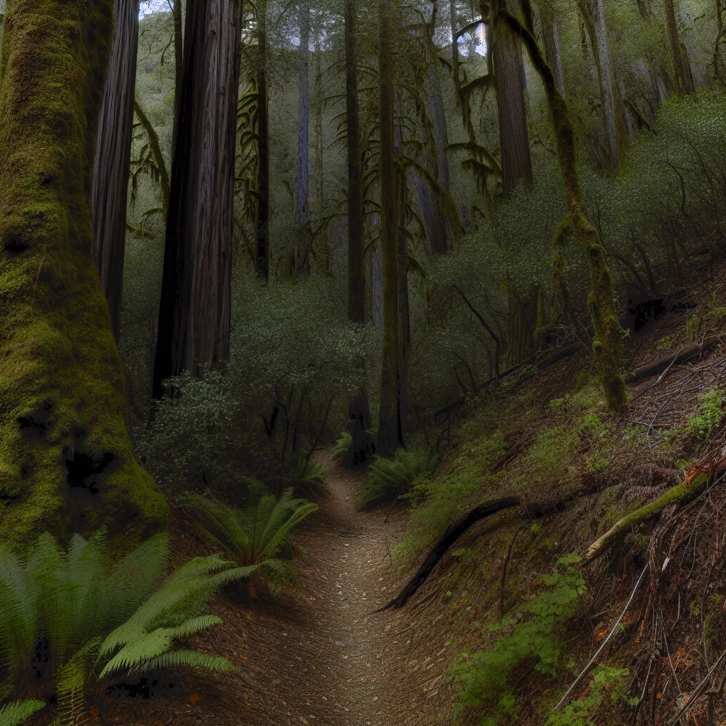Wooded forest parcel in Riverside, California