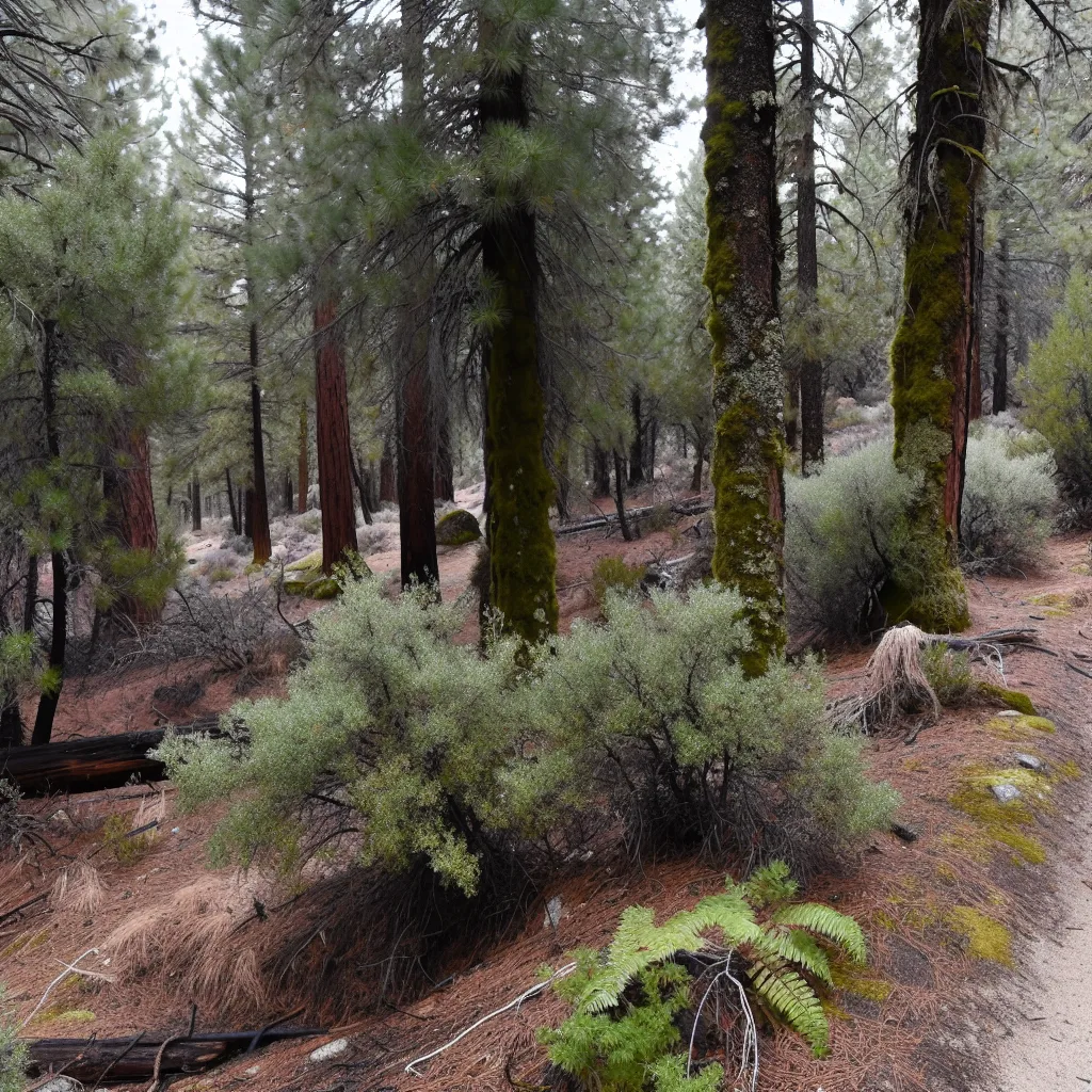 Wooded forest parcel in San Bernardino County, California