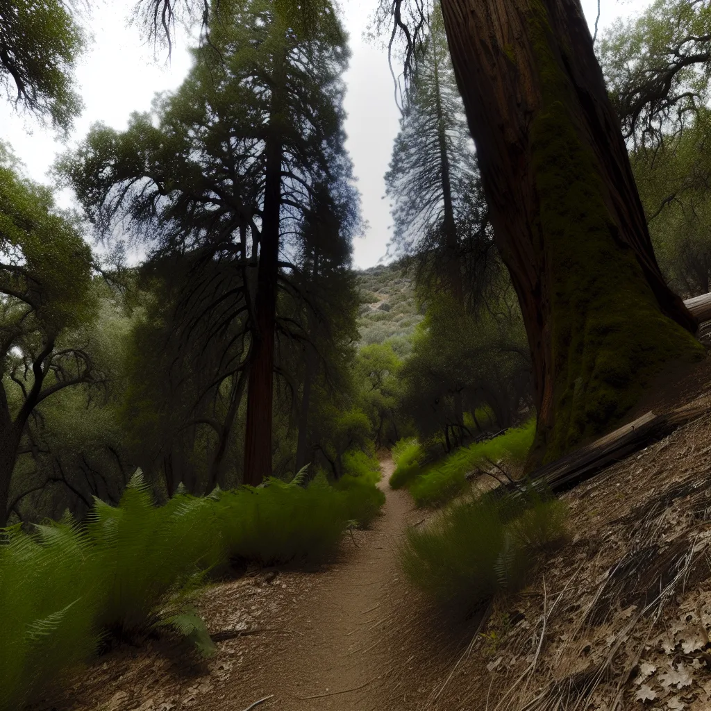 Wooded forest parcel in Victorville, California